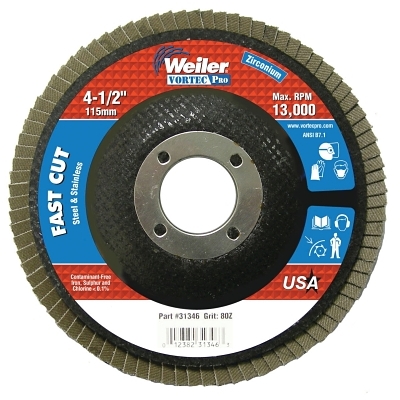 4-1/2 WOLV ANGLED PHENOLIC BACK 80Z 7/8